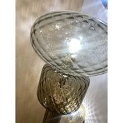 Contemporary "Ballotton" Fumè and Grey Murano Glass Floor Lamp