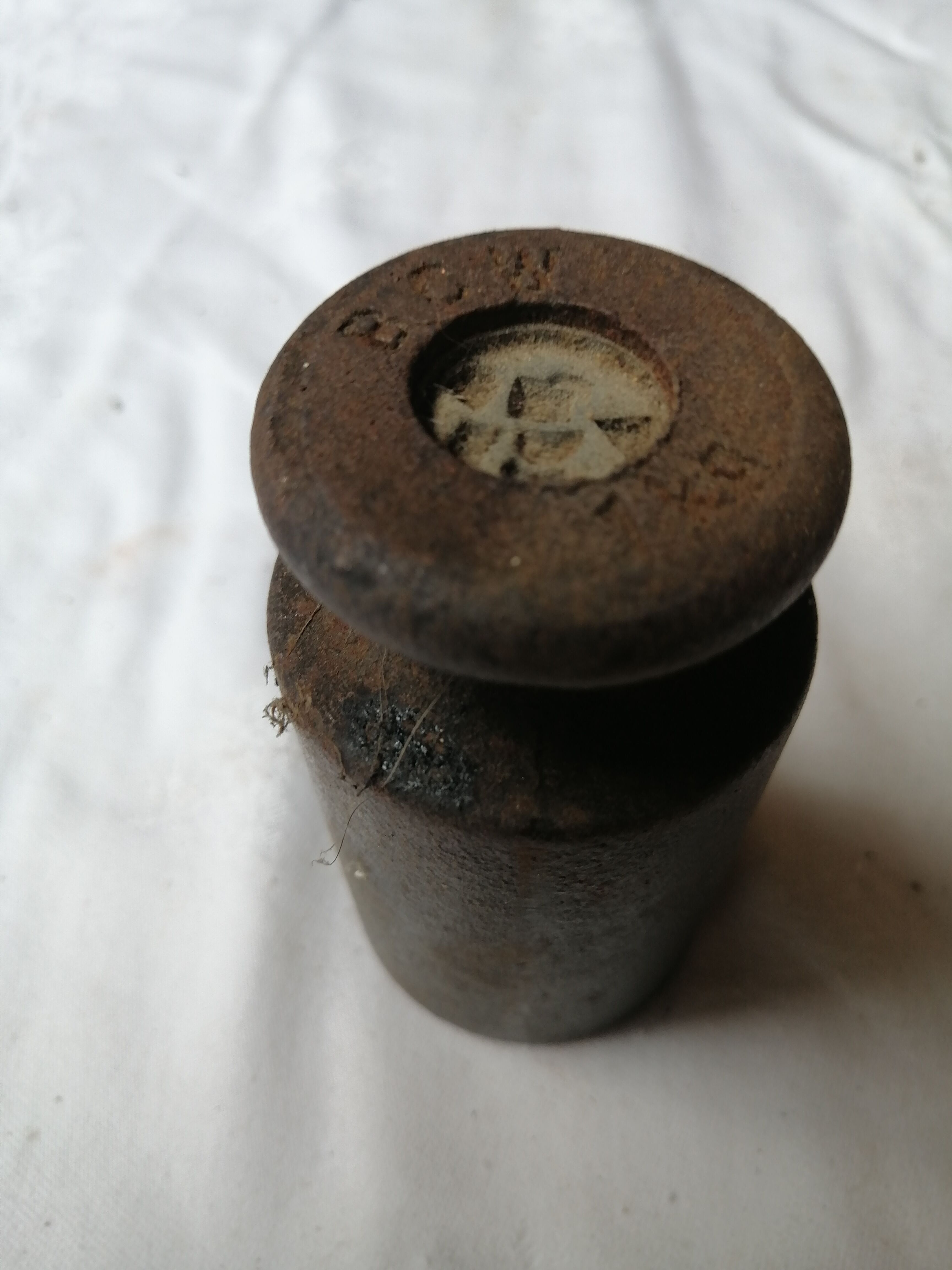 1 bcw cast iron scale weight box