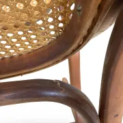 Vintage Bentwood Rocking Chair in the Thonet Tradition, by FMG, 1940s/