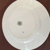 Round ironstone dish Moulin des Loups & Hamage Nord Violetta model