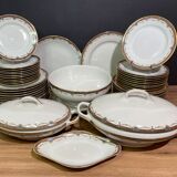 Limoges porcelain table service in Louis XVI style