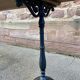 Café table bistro vintage brasserie 1890-1910 cast iron & fir