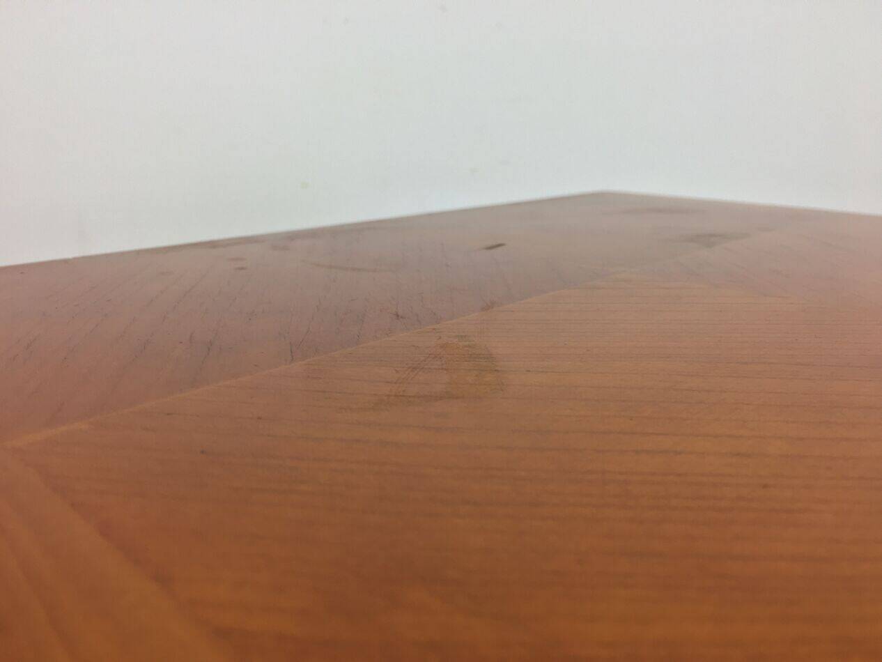 Table de chevet ou d'appoint à croisillons, bois, années 60