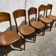 Set of 5 Fischel bistro chairs