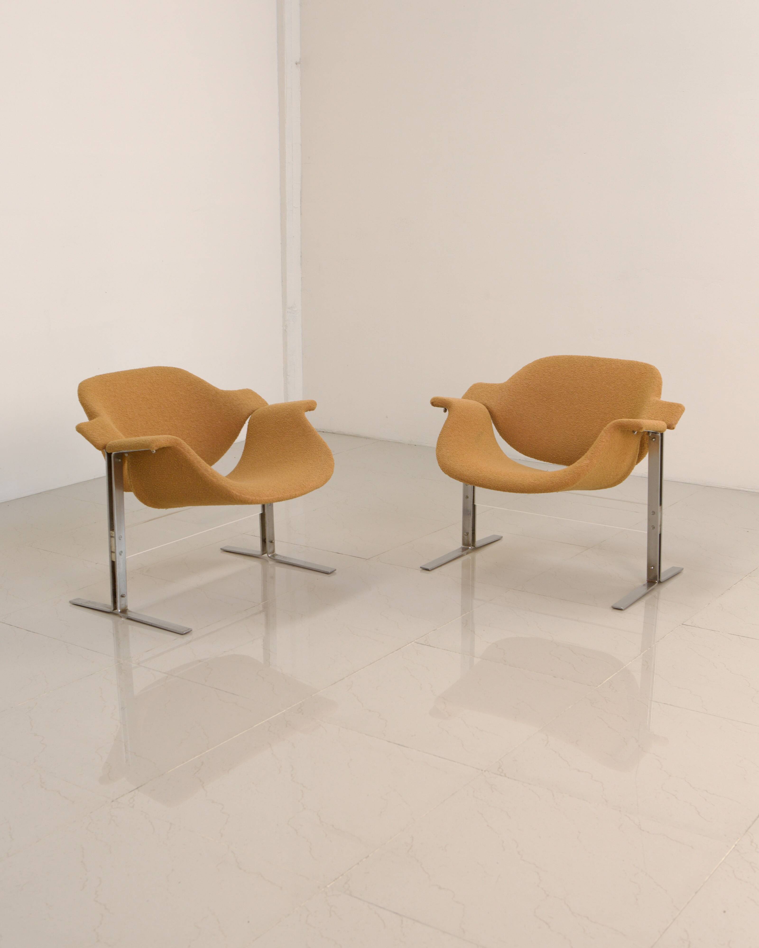 Pair of lounge chairs by Just B Meijer for Kembo 60's