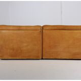 Lot of two armchairs DS-46 Sede thick Buffalo, 1970 leather s