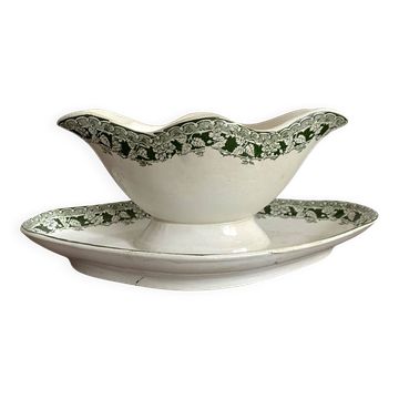 St Amand "mulberry" ironstone sauceboat