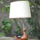 Lampe canard avec abat-jour, lampe à poser, lampe abat-jour, lampe de salon, duck lamp