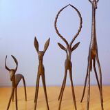 African animals in bronze 1970