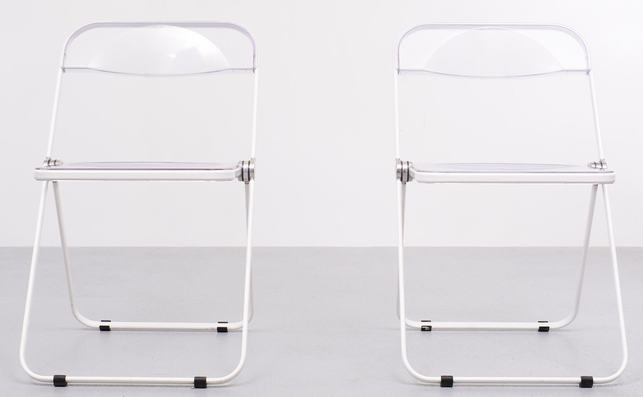 Plia folding chairs by  Giancarle Piretti for Castelli, 1970s, Italy