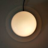 Vintage wall lamp in opaline and lucite