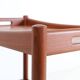 "AT-45" teak serving trolley by Hans Wegner for Andreas Tuck / Mid-century Danish modern design / 1960s