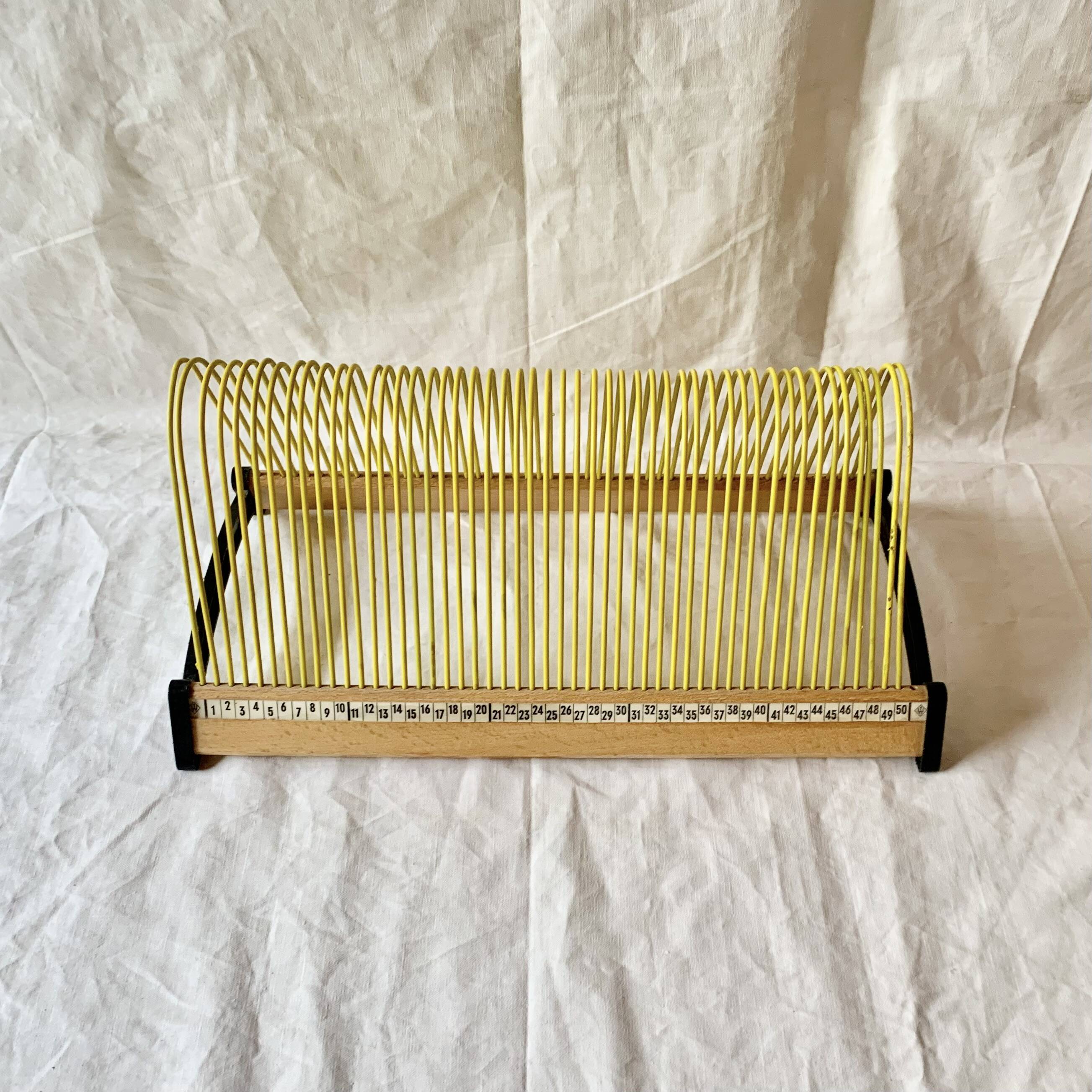 Plattofix vintage record holder for 50 vinyls