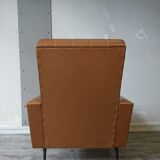 60 years Brown leatherette chairs