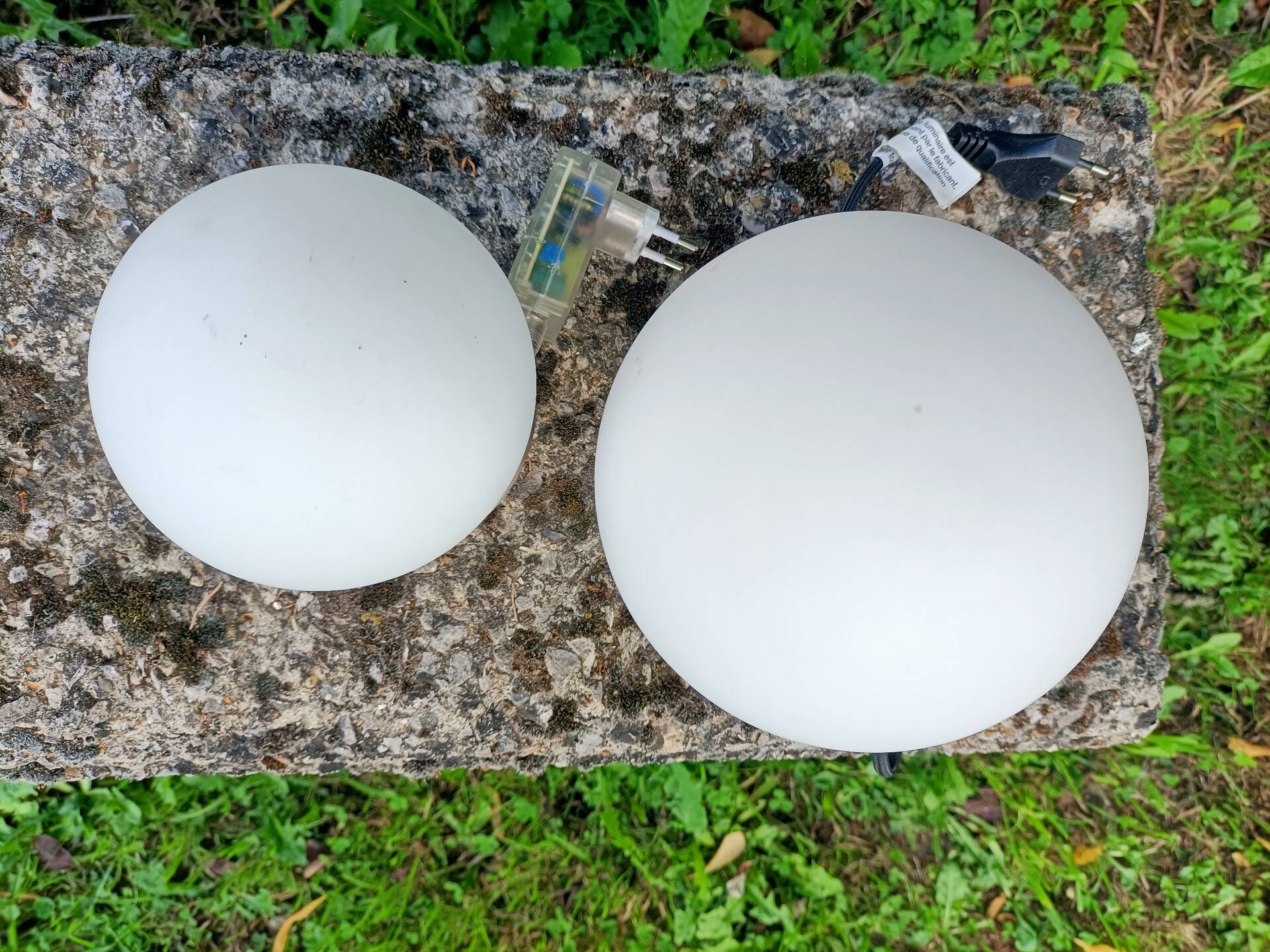 Ensemble de Lampes boules rétro