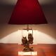 Vintage lamp with owl inclusion 70