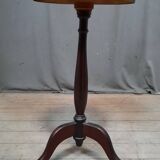 Small marble top pedestal table