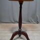 Small marble top pedestal table