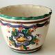 Ceramic planter with a wavy edge - vintage
