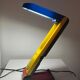 Zigzag lamp in Benetton style Memphis