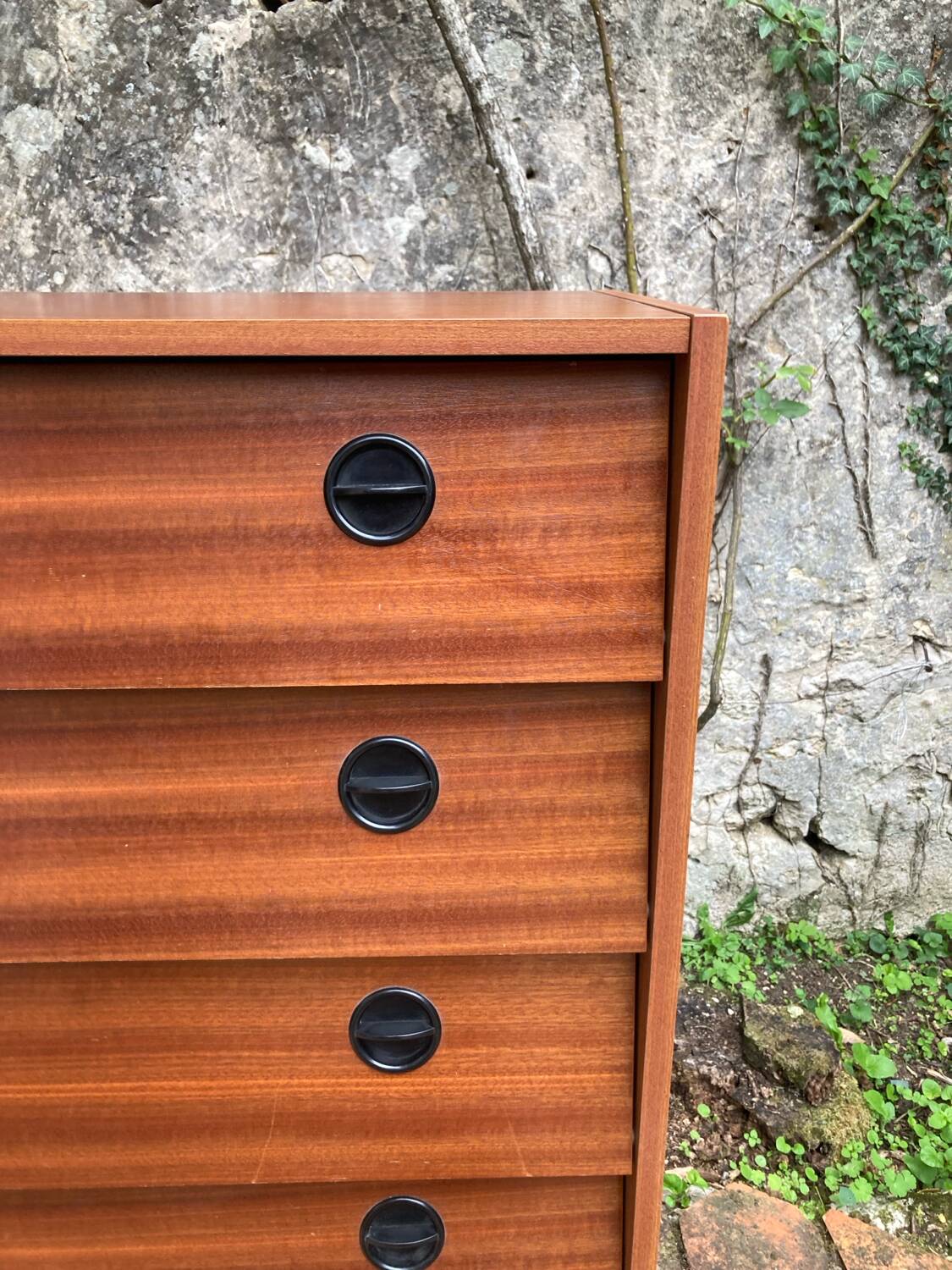 Vintage shoe cabinet