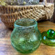 Bubble glass bonbonnière, blown, Biot