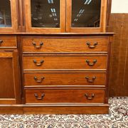 Classic English Mahogany Library Cabinet