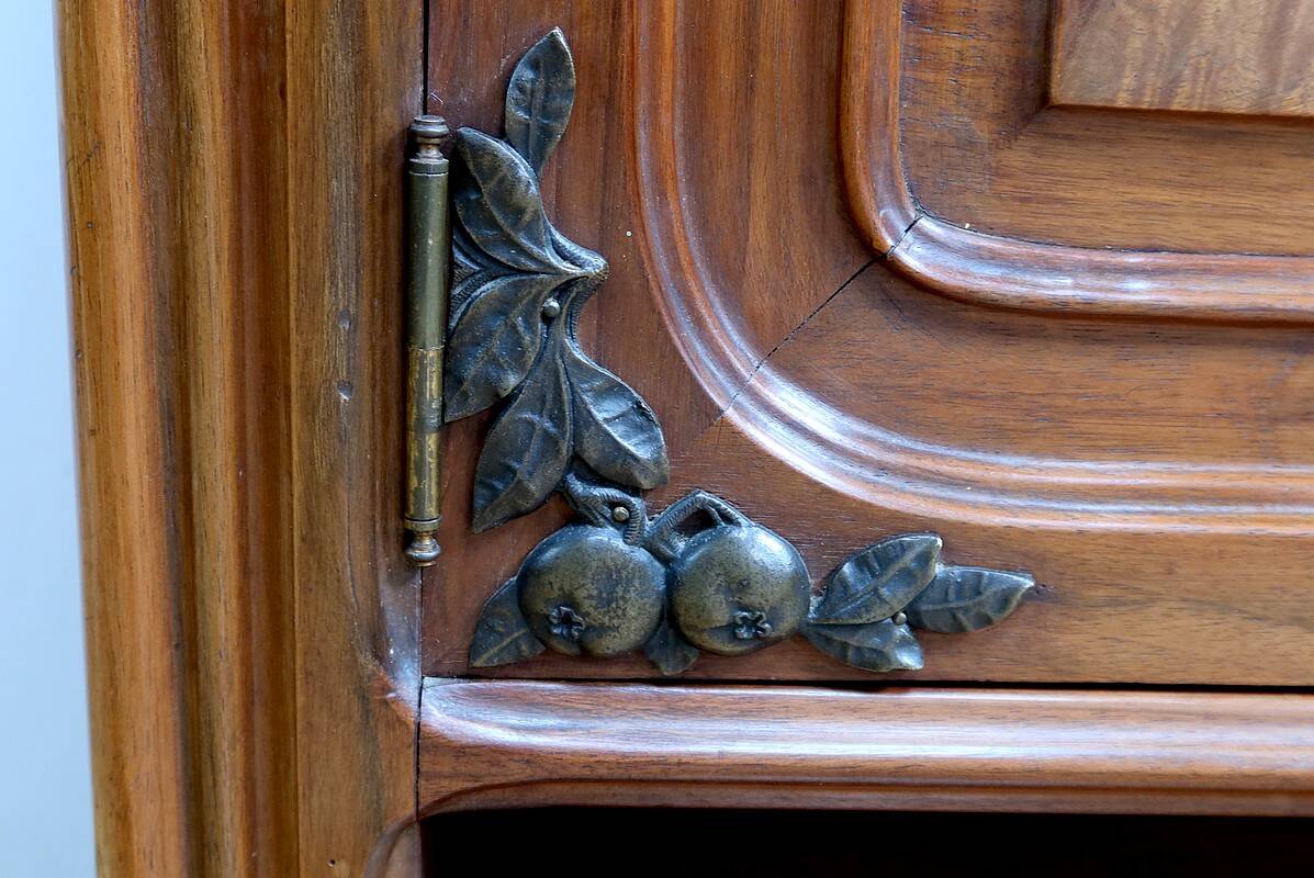 Walnut Sideboard, Art Nouveau – 1900
