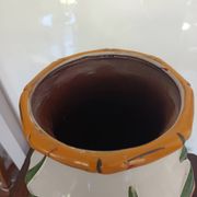 grand vase bambou signé Cartens Allemagne 1960