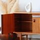 Enfilade scandinave zebrano – buffet vintage années 60