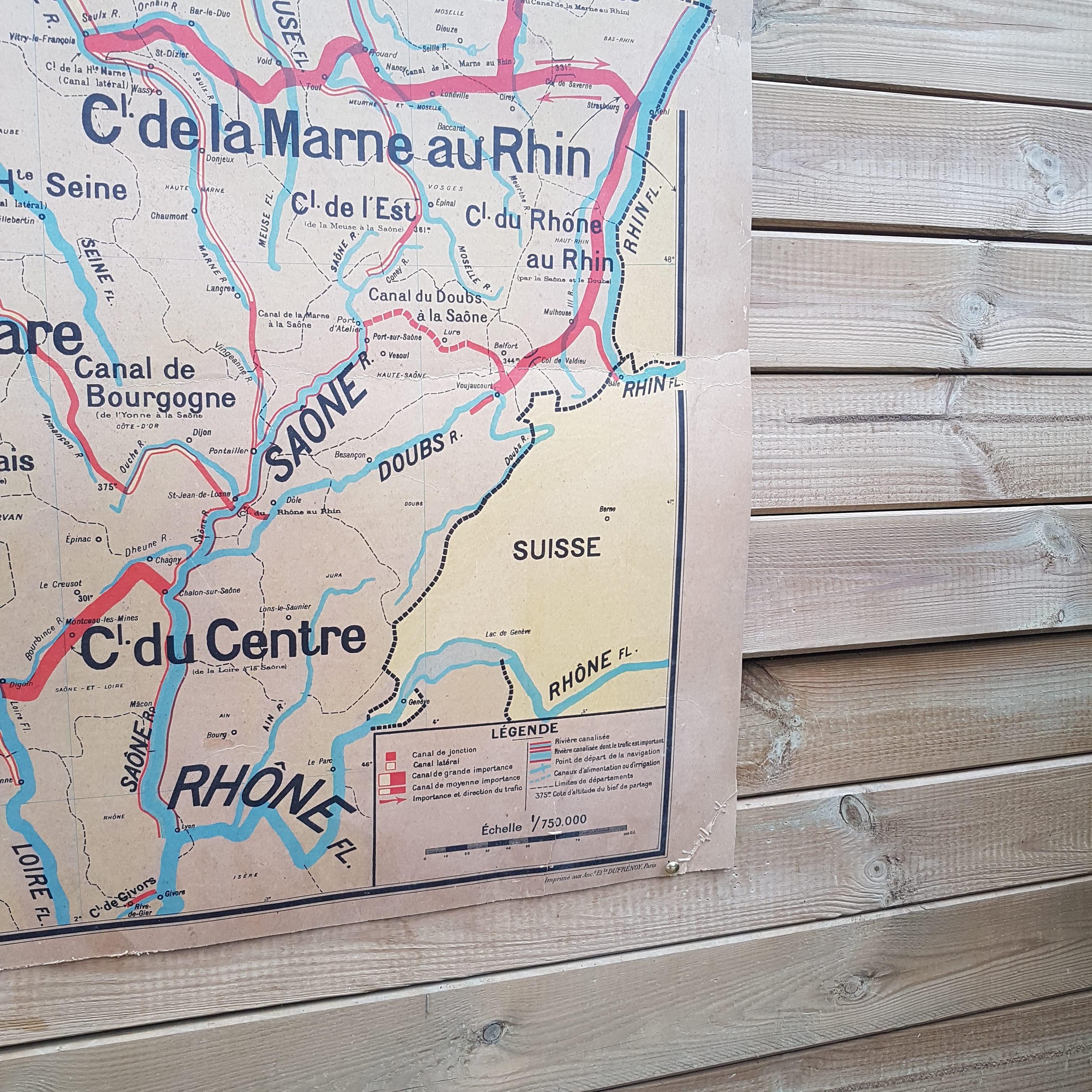 Former school map France Vidal Lablache