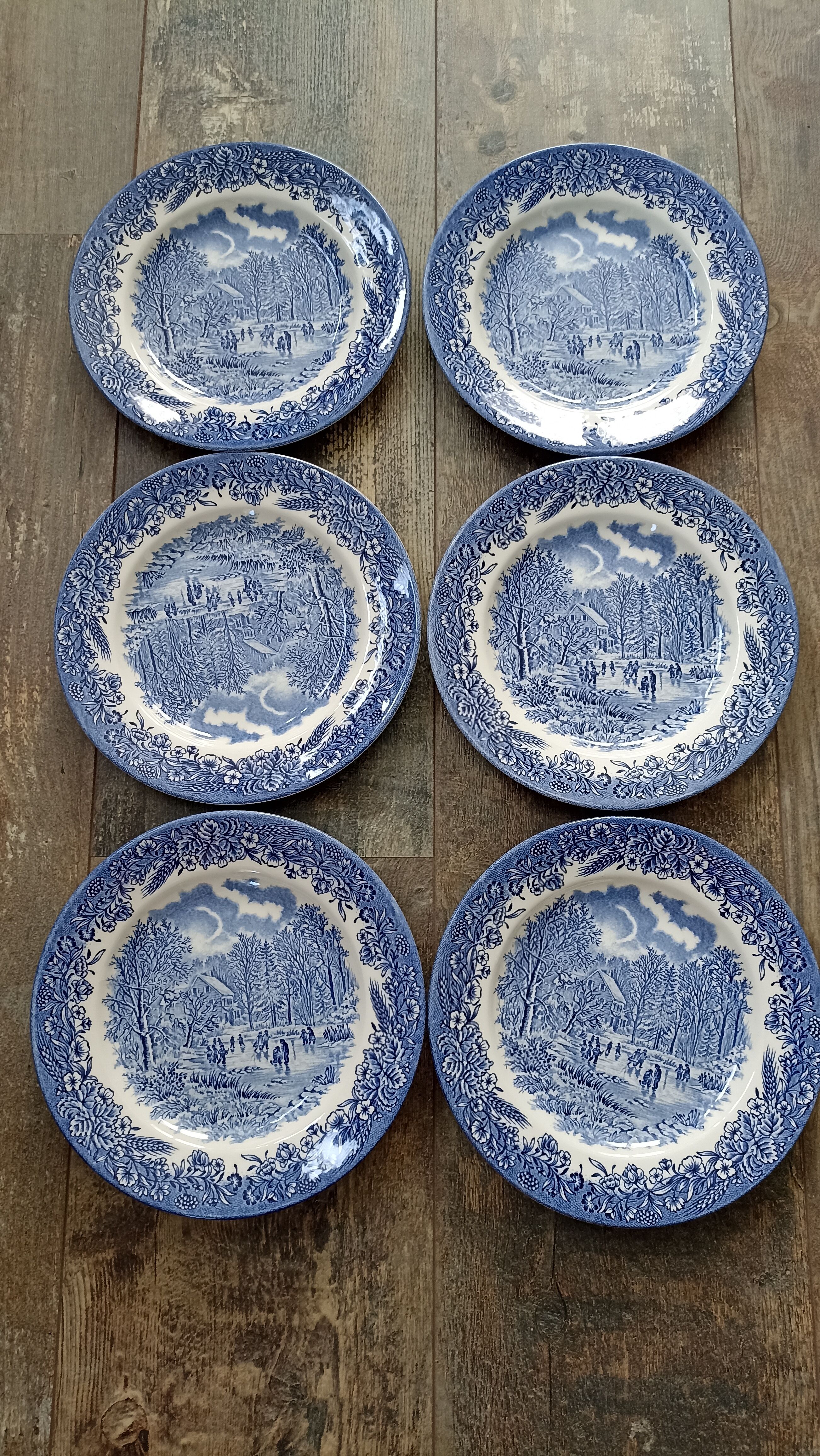 Churchill England dessert plates