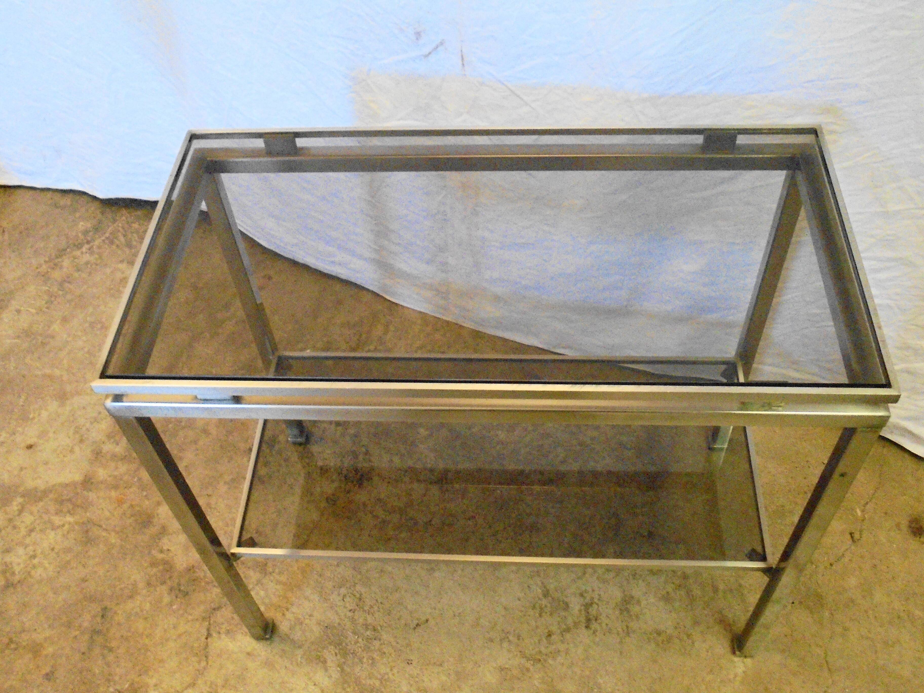 Console 2 trays of the Maison Jansen by Guy Lefevre années 50/60