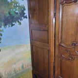 Small Louis XV wardrobe in solid oak