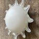 Vintage sun wall lamp in glass paste