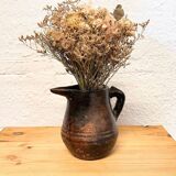 Old terracotta pitcher
