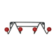 Coat rack 4 red balls - 1960s
