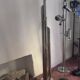 Stainless Steel Floor Lamp by Fontana for Reggiani, Italian Collectible Design