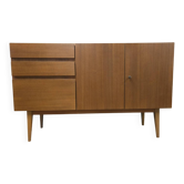 Small Scandinavian sideboard with 1 door and 3 drawers, 1960s