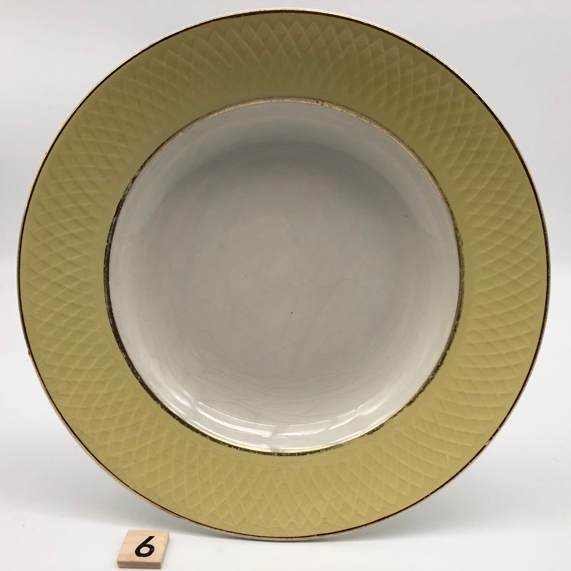 6 Hollow Plates "Orchies Moulin des Loups"