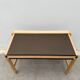 Solid wood and formica desk made by a cabinetmaker.
