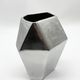 Vase "Prisme" en fonte d’aluminium, années 1980