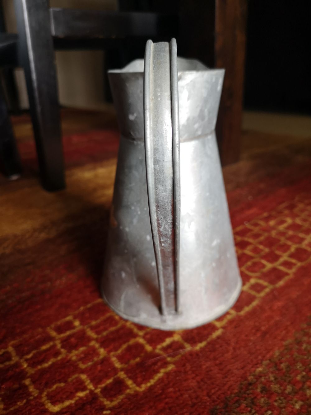 Garden pitcher / sheet metal watering can - Artisanal work