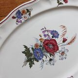 Oval earthenware dish, "Agreste" model, Sarreguemines