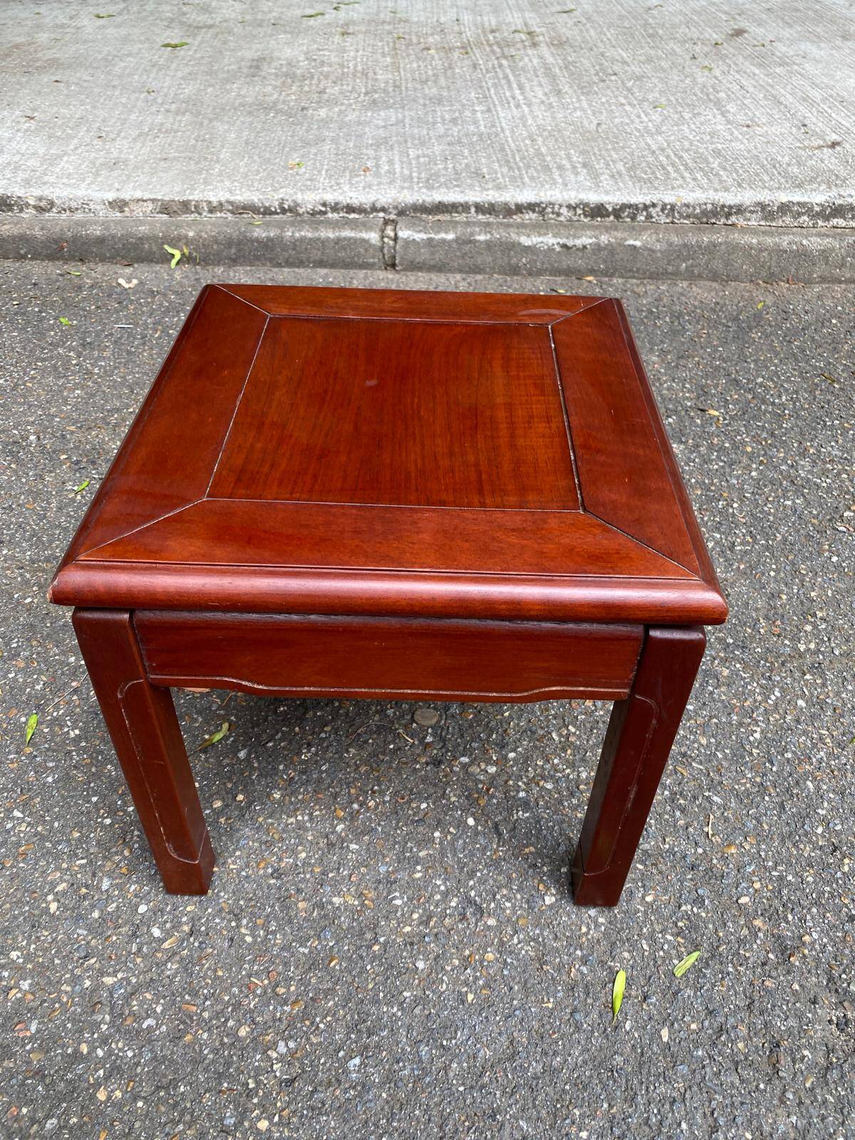 Asian solid wood coffee table side table