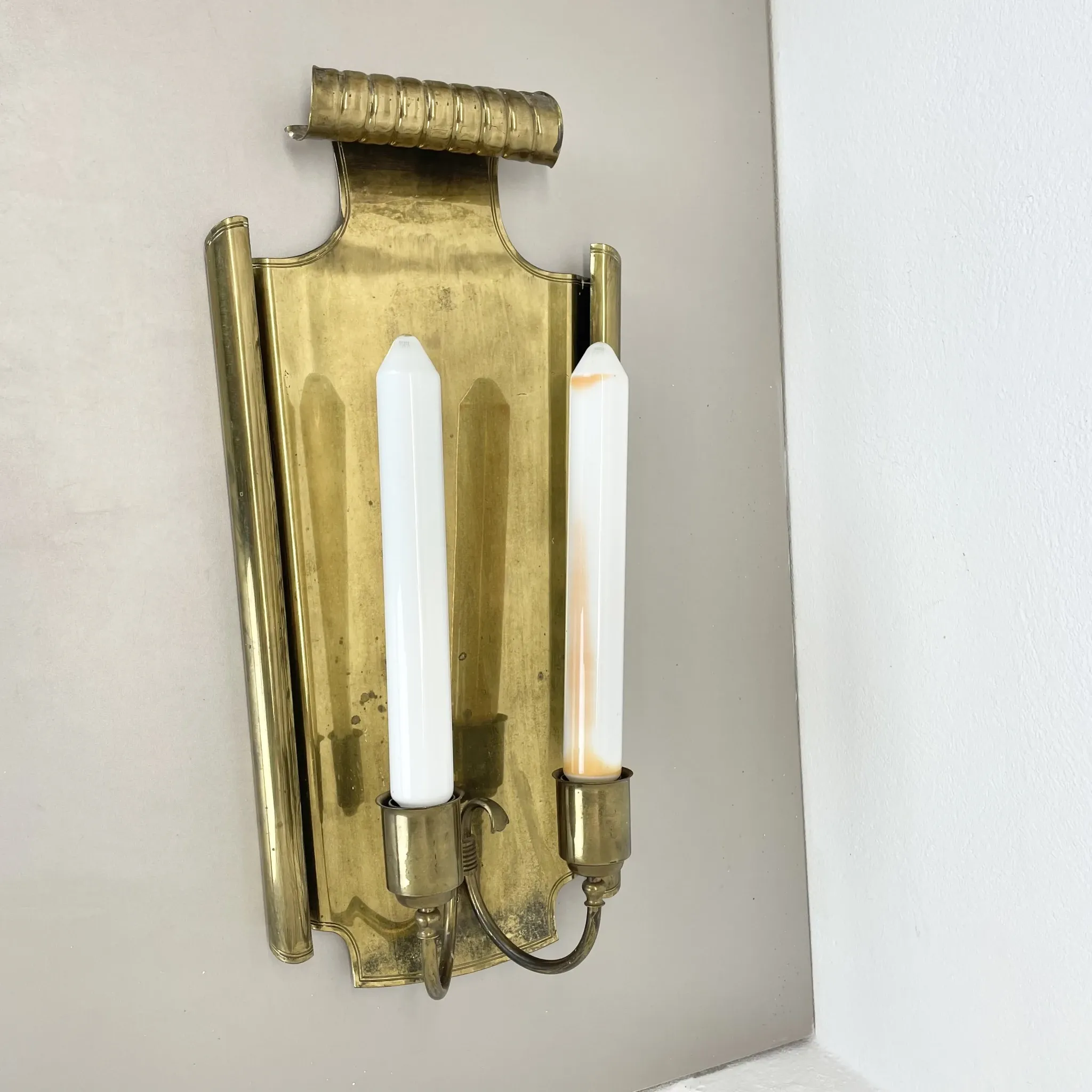 Unique Large Wall Light Object in the Style of Gio Ponti (60 cm), Italy, 1950s