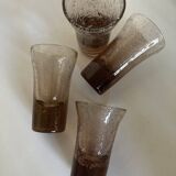 Set de 4 verres gobelets de Biot 1960