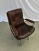 Tobacco leather office chair