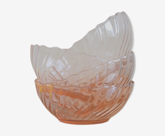 Lot de 4 coupes rose Arcoroc