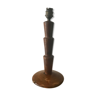 Wooden lamp foot